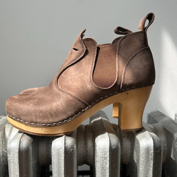 Swedish Hasbeens Toffel Clog Boots Size 38 - Picture 3 of 5